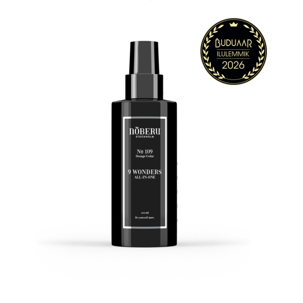 Nõberu 9 wonders, 9 wonders juuksehooldus, parim juustesse jäetavv hooldus, auhinnatud juuksehooldus, kuumakaitsesprei, juustesse jäetav palsam, värvikaitse, UV-kaitse, Nõberu Stockholm