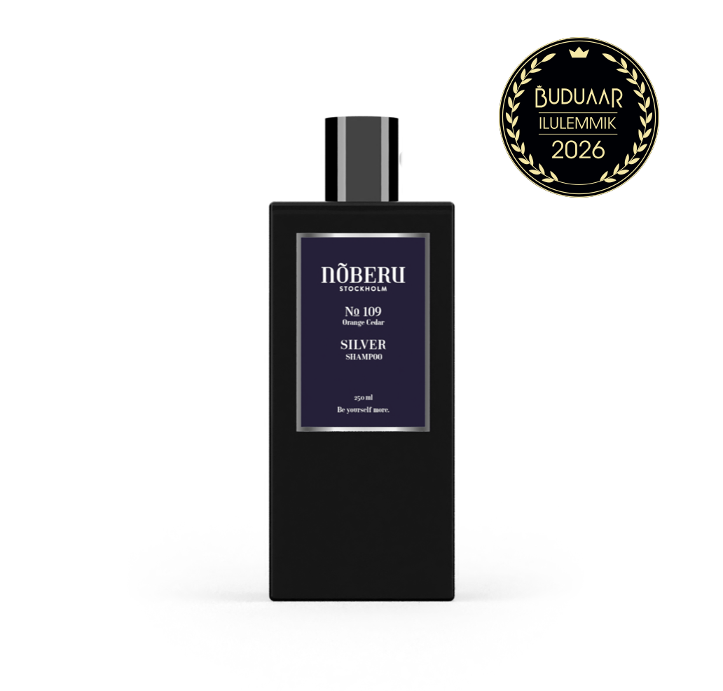 Nõberu stockholmm silver shampoo, Nõberu hõbešampoon, šampoon blondidele juustele