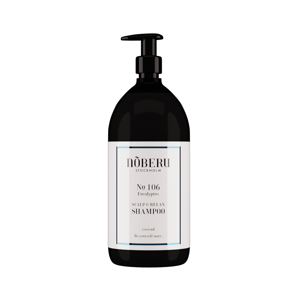 Nõberu Scalp & relax shampoo, Nõberu stockholm, Nõberu peanahka rahustav šampoon, peanahka rahustav shampoon, rahustav shampoon, probleemse peanaha šampoon, probleemse peanaha shampoon