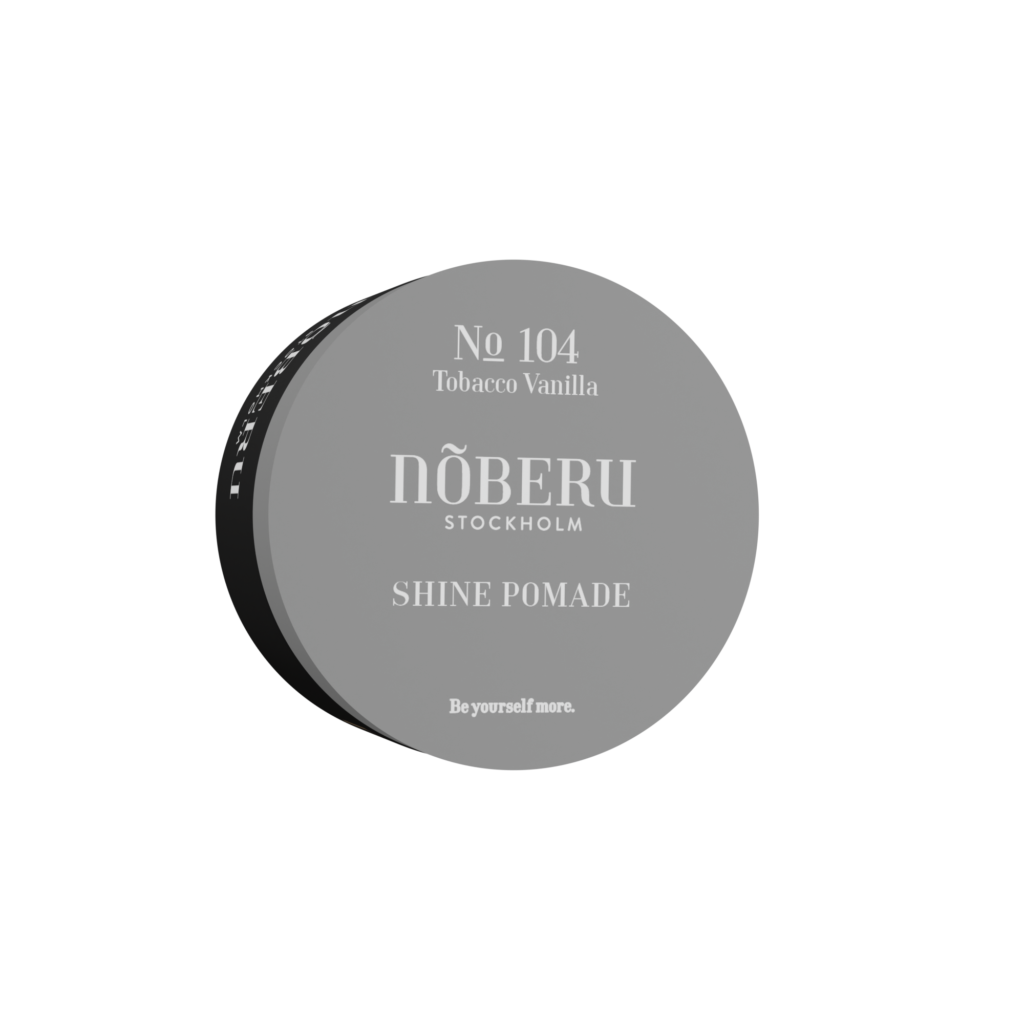nõberu stockholm sära andev pomaad, nõberu sära andev pomaad, särampoaad, läikevaha, tugeva hoidvusega läikevaha, noberu stockholm shine pomade