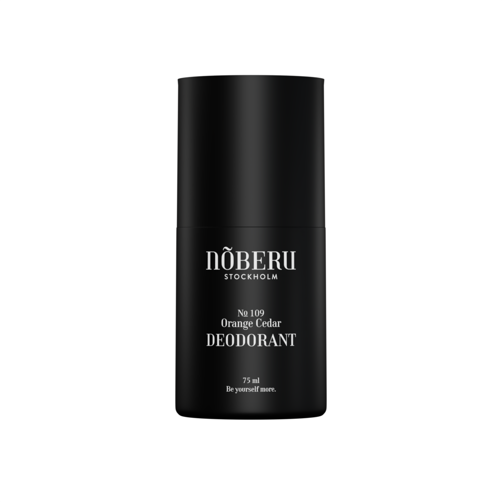 Nõberu deodorant orange cedar, nõberu stockholm, higipulk, 48h kaitse